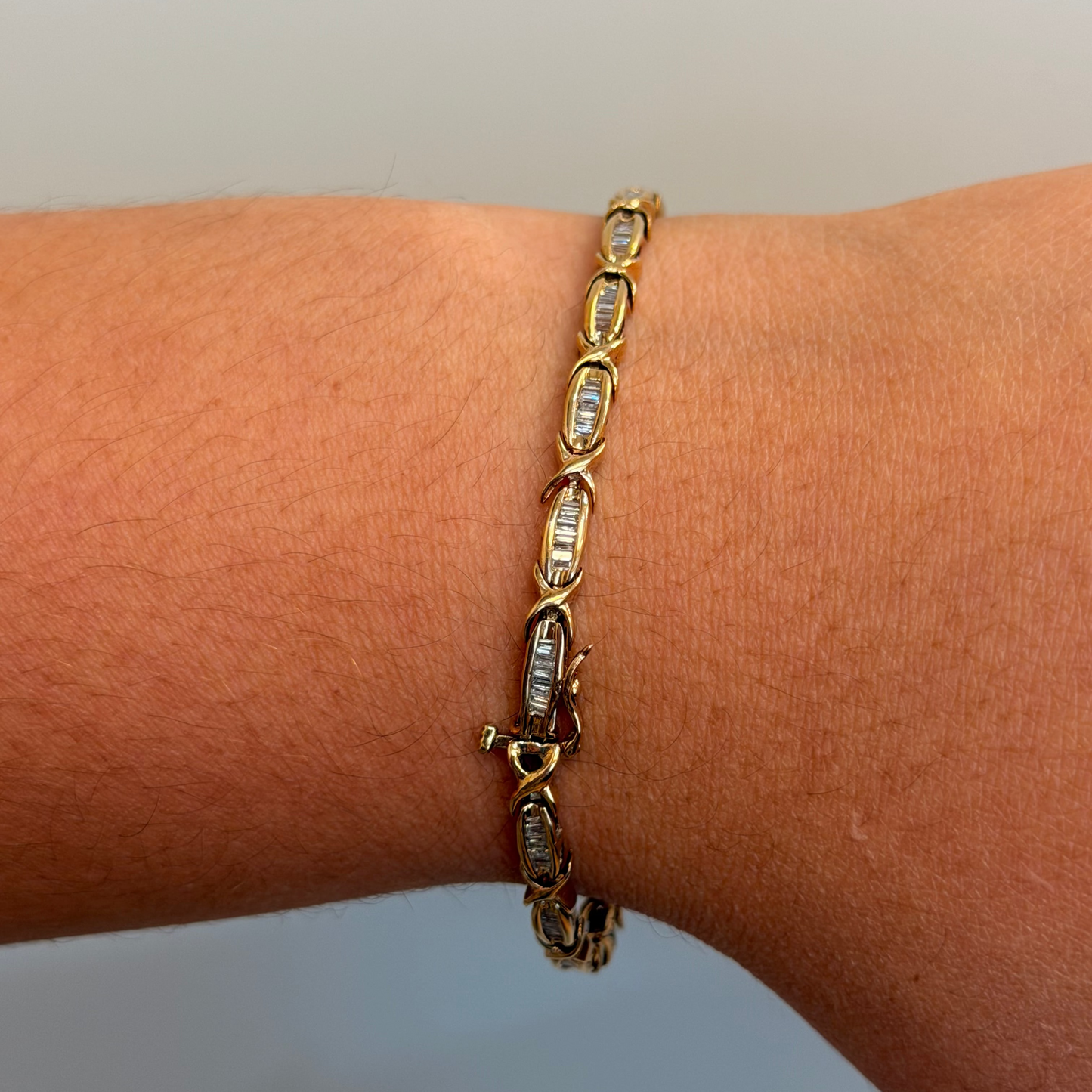 10k Diamond Tennis Bracelet