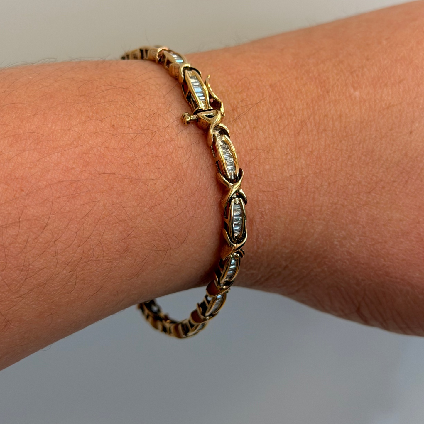 10k Diamond Tennis Bracelet