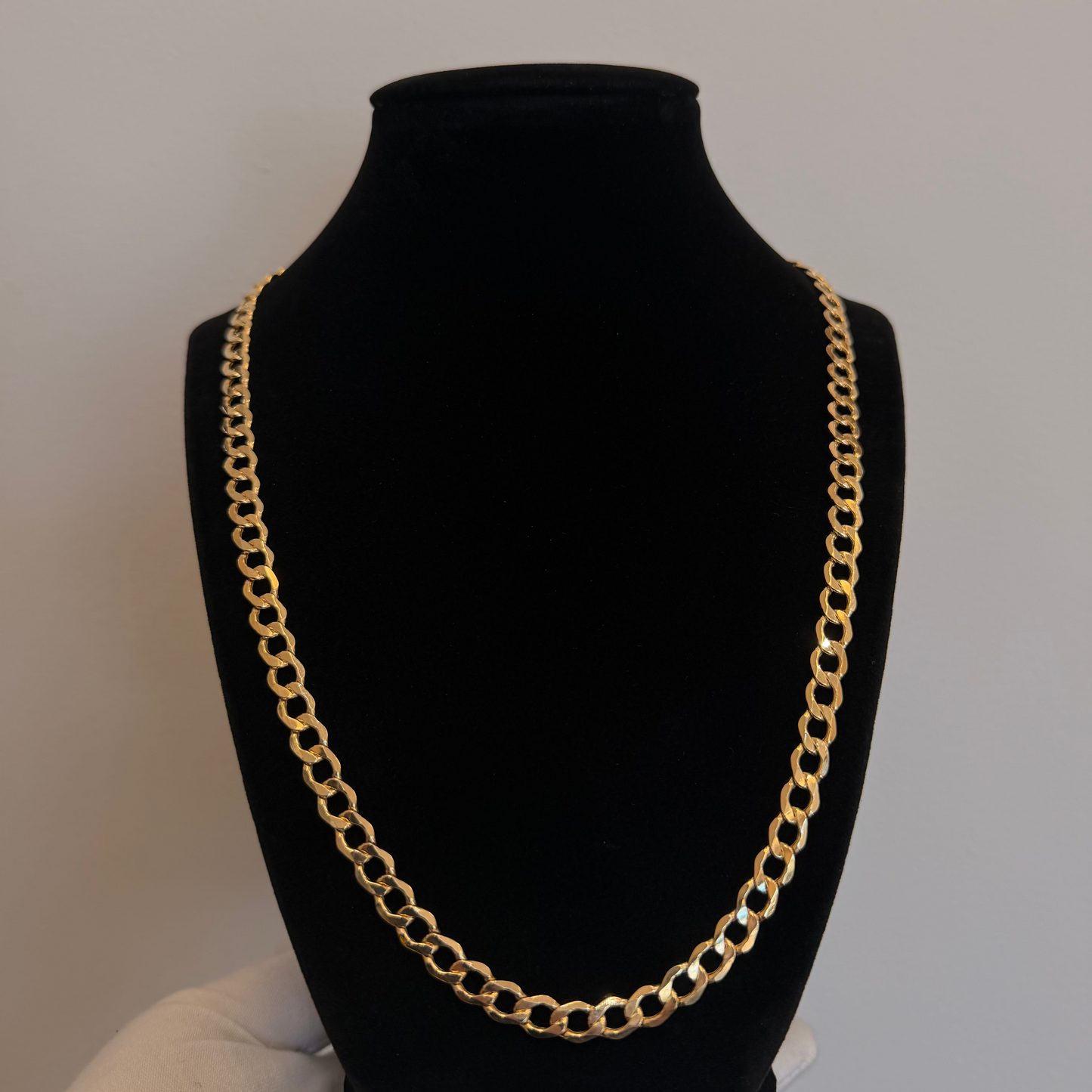 10k Curb Necklace