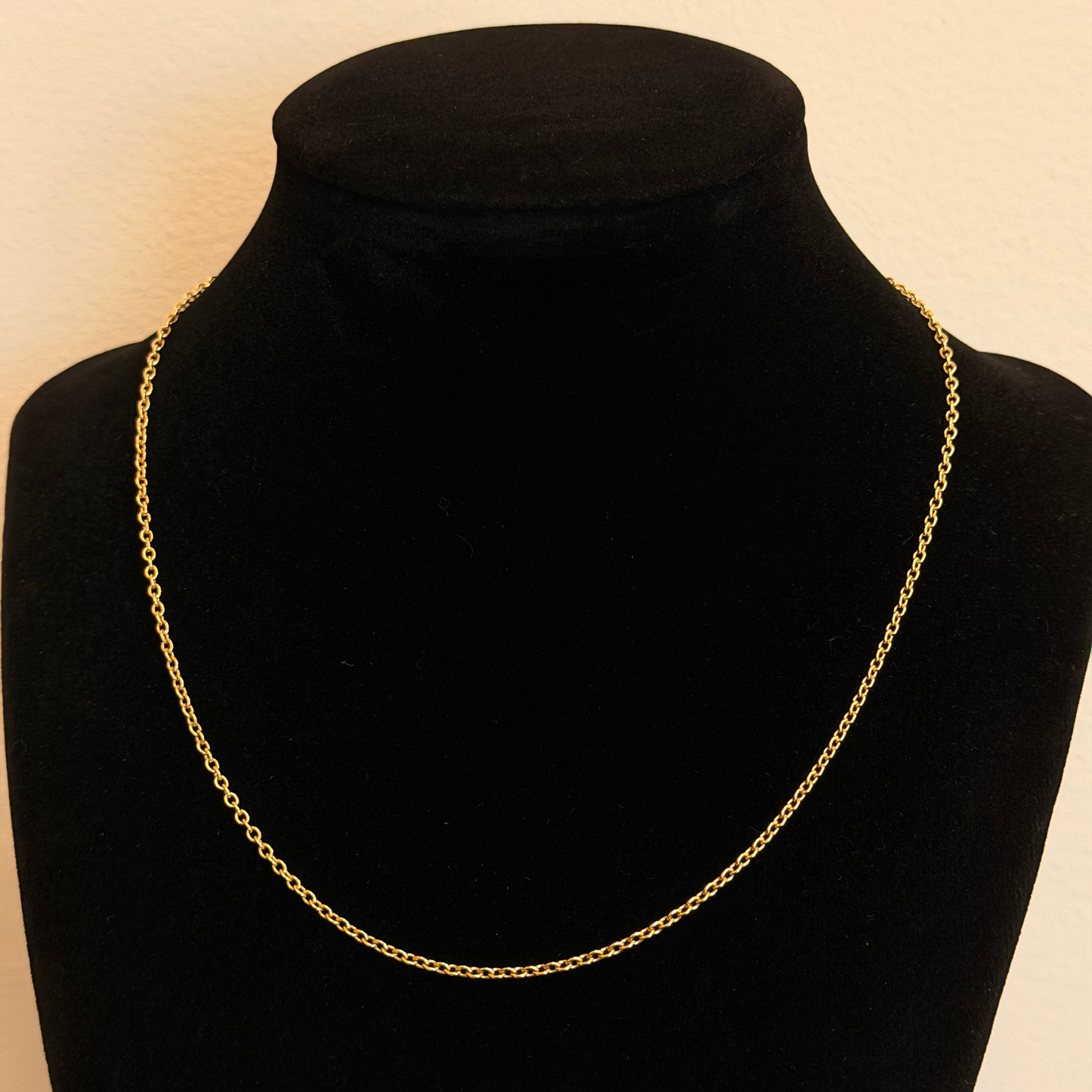 14k Cable necklace