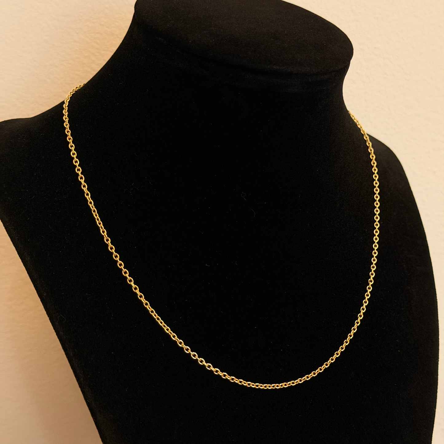14k Cable necklace