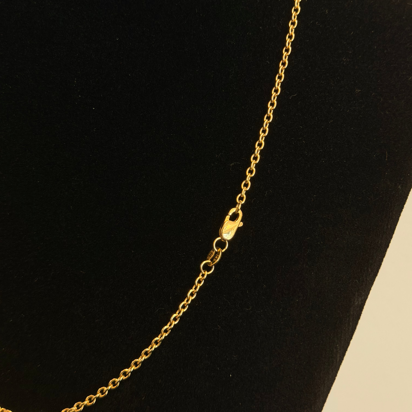 14k Cable necklace