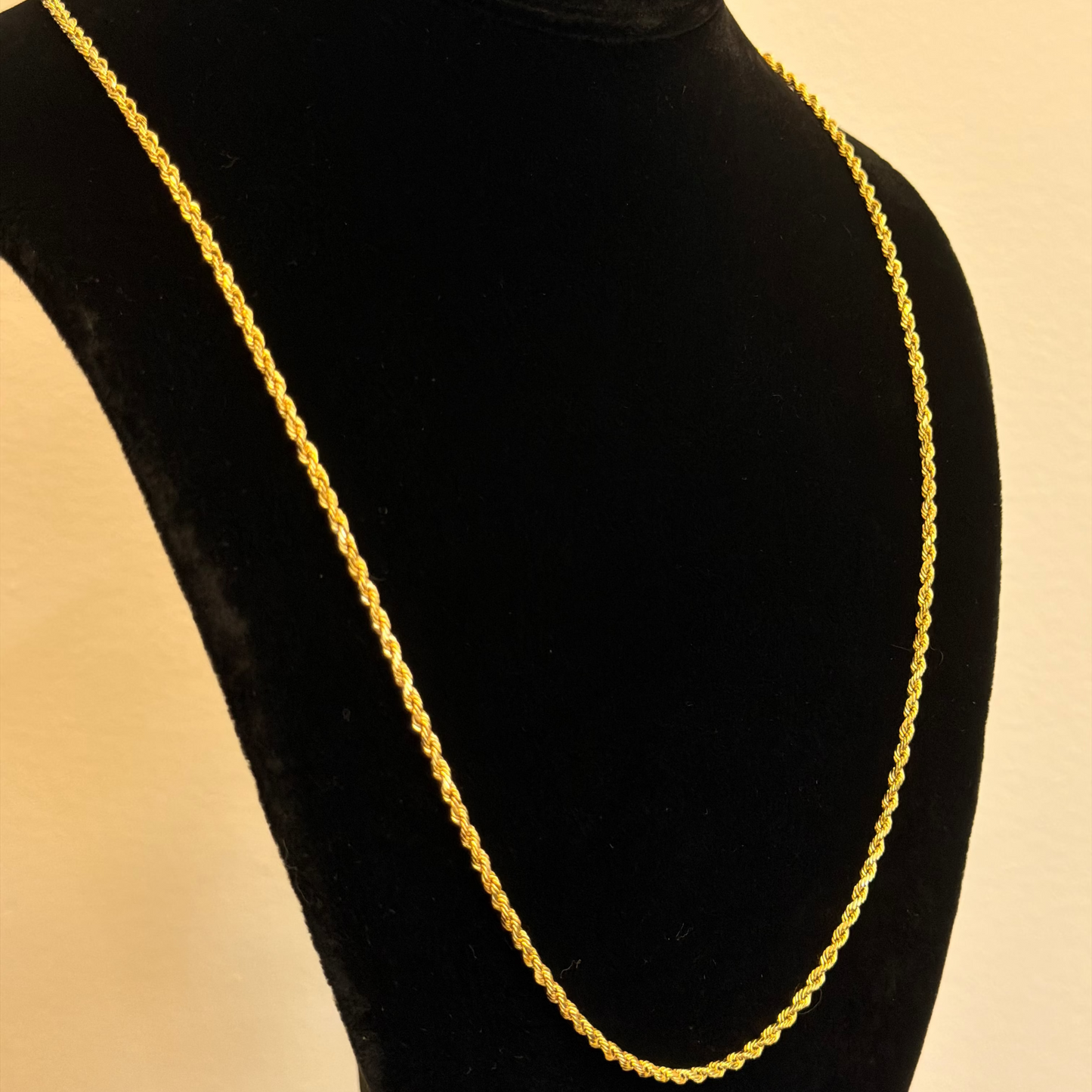 14k Rope Necklace