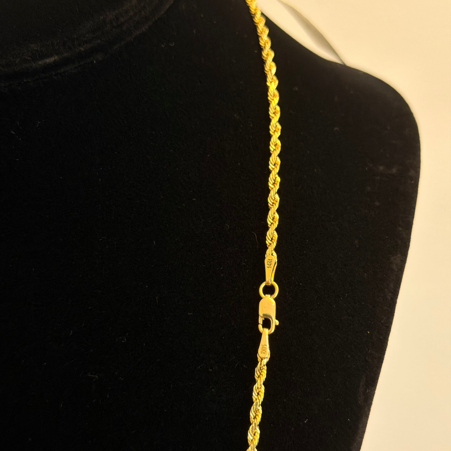 14k Rope Necklace