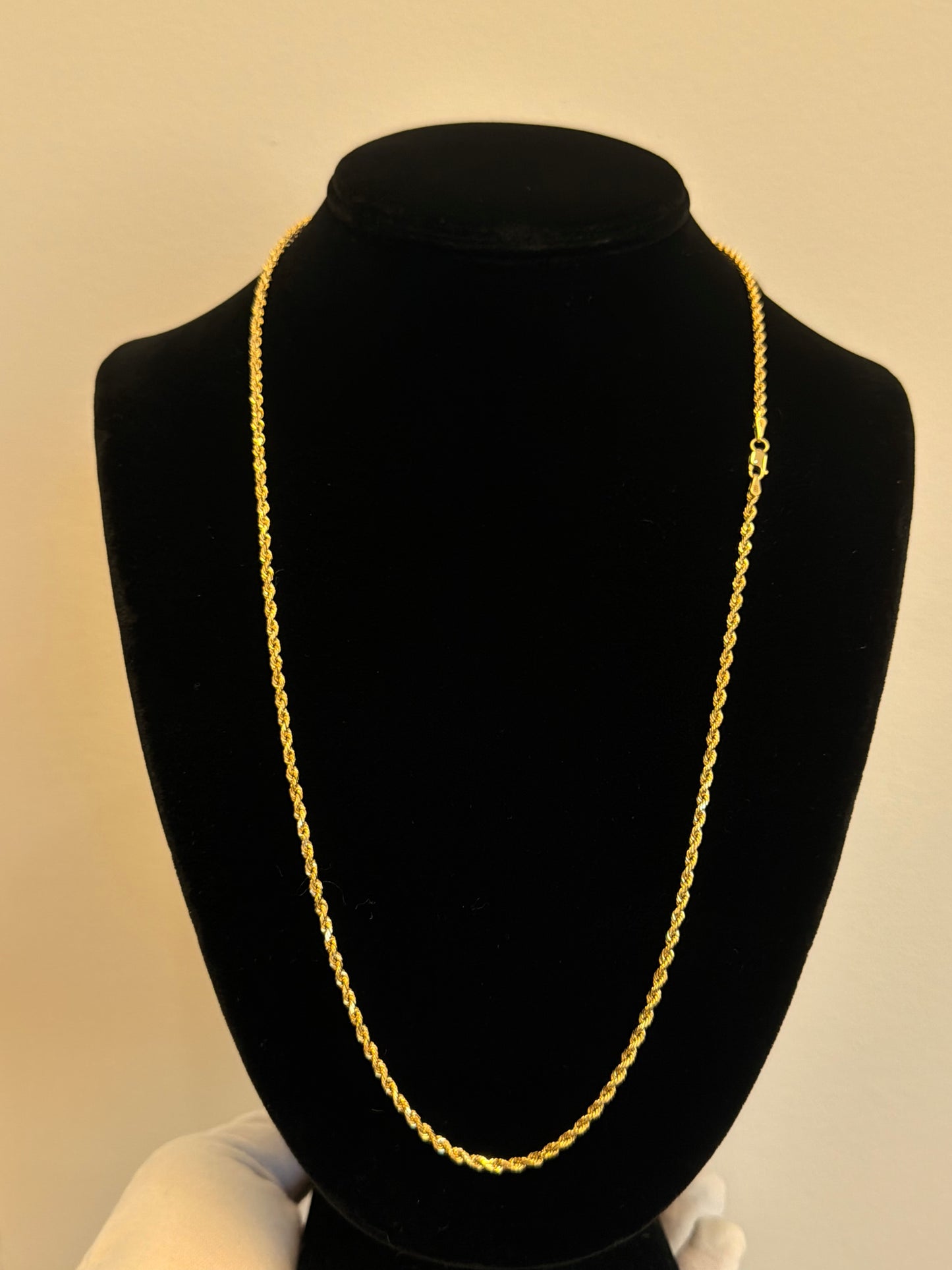 14k Rope Necklace