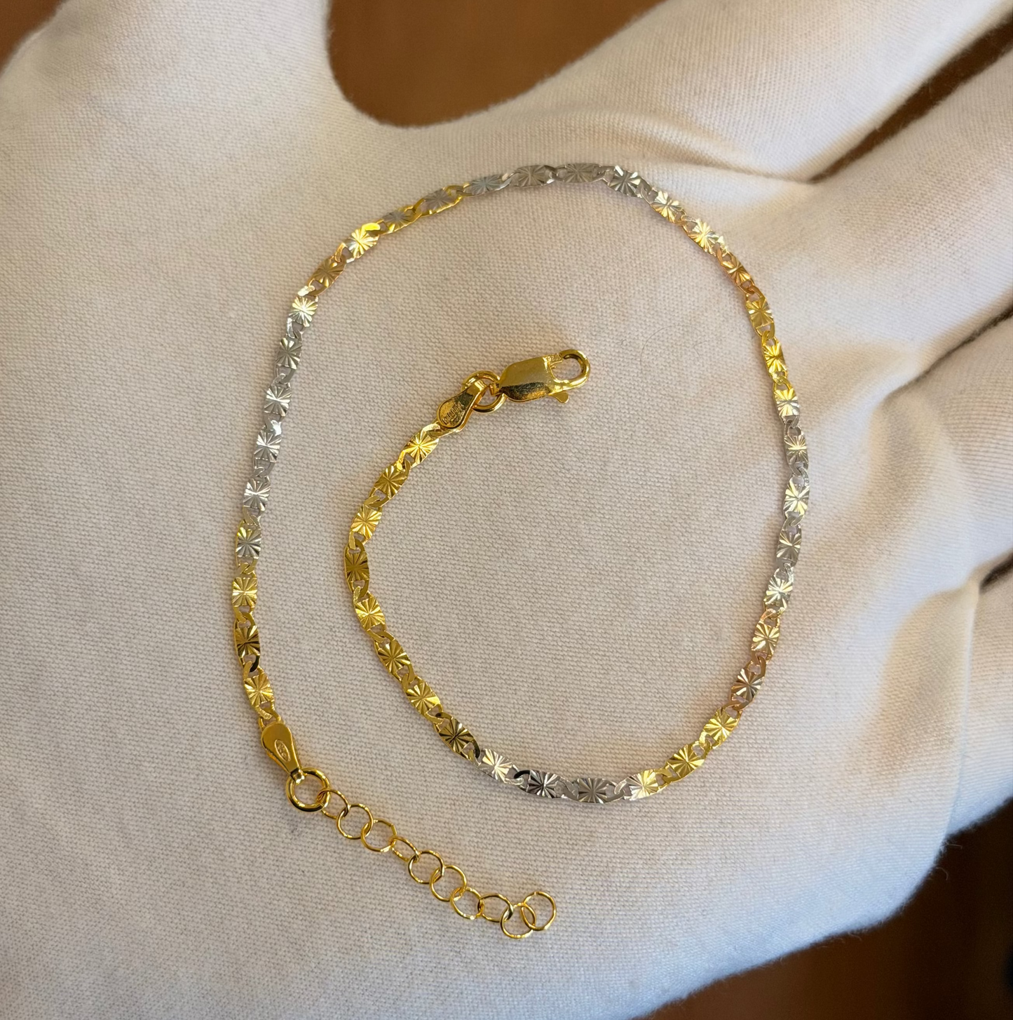 Sterling Silver Valentina Anklet