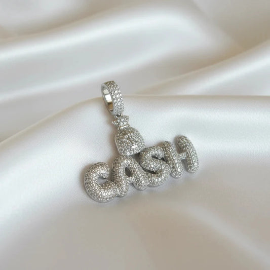 Sterling Silver “CASH” pendant