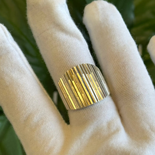 Sterling Silver modernist ring