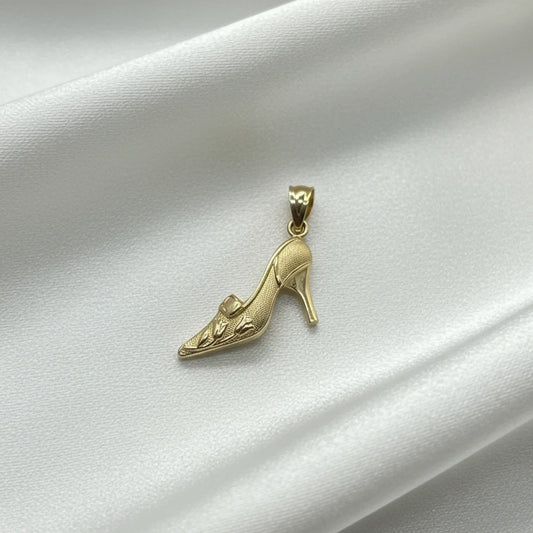 10k Ladies Heel Pendant