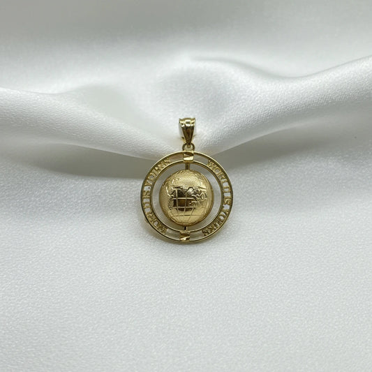 10k “World is Yours” Pendant