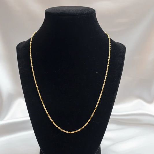 10k Singapore Necklace