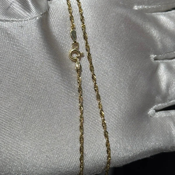 10k Singapore Necklace