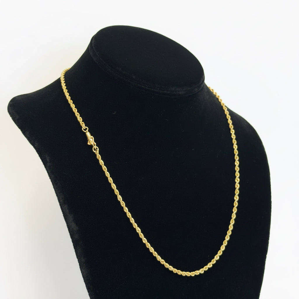 14k Rope Necklace