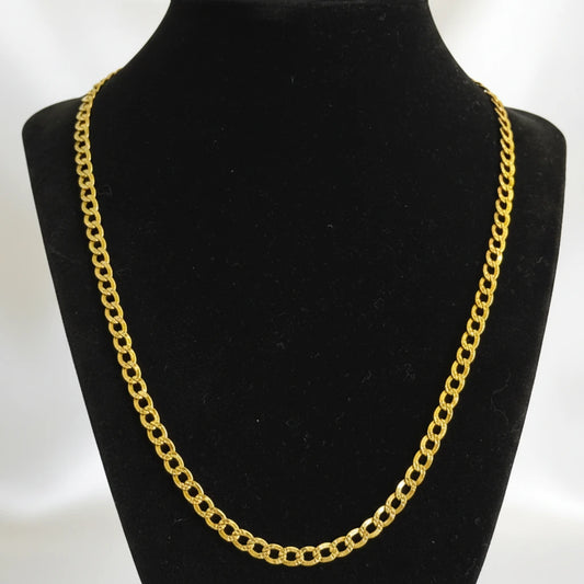 10k Curb Necklace