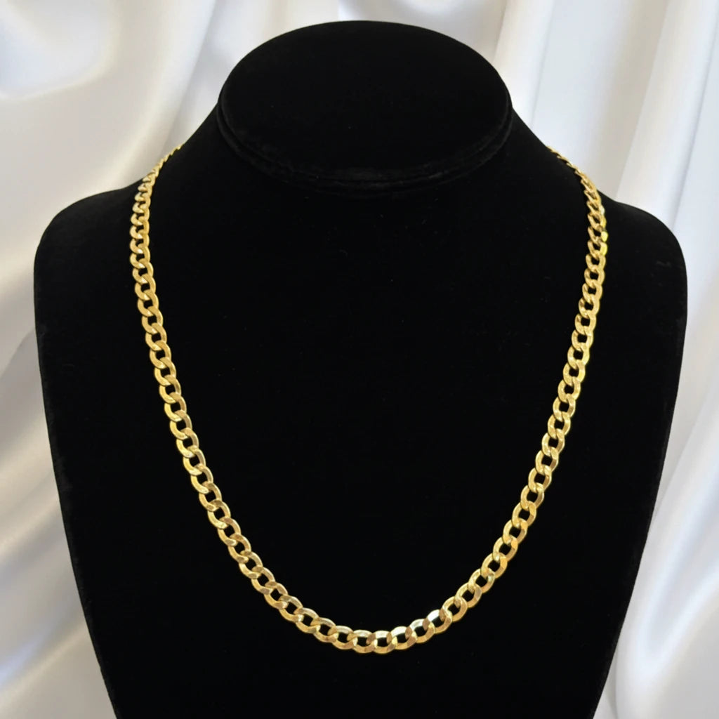 10k Curb Link Necklace