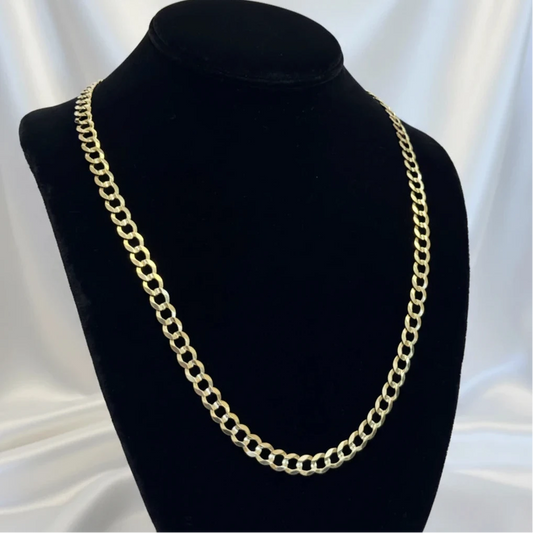 10k Curb link Necklace
