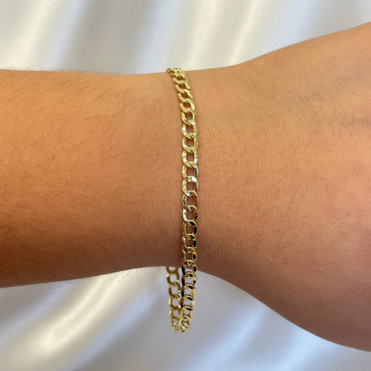 10k Curb Link Bracelet