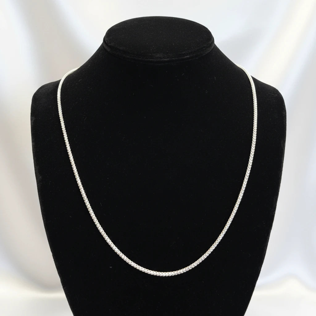 Sterling Silver Franco Necklace