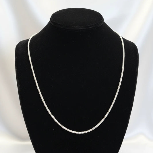 Sterling Silver Franco Necklace