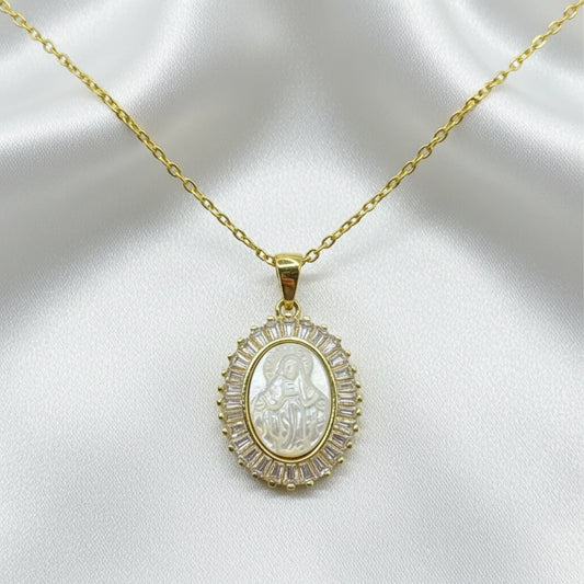 Sterling Silver Our Lady Of Grace set