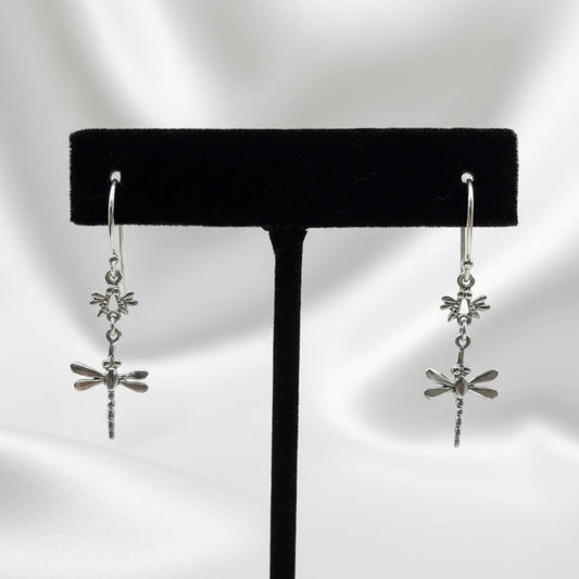 Sterling Silver Dragon Fly earrings