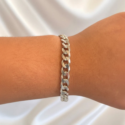 Sterling Silver Cuban Bracelet