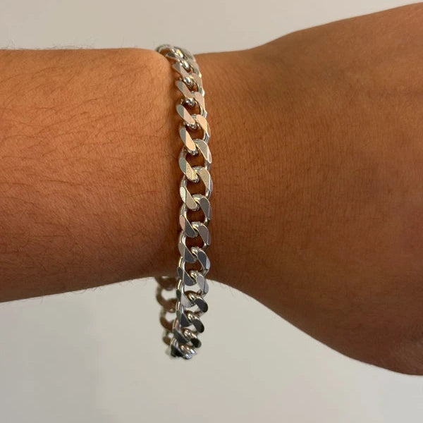 Sterling Silver Cuban Bracelet