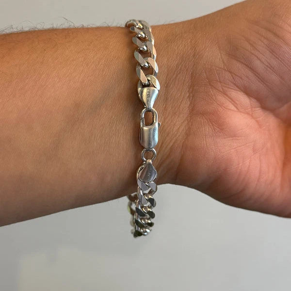 Sterling Silver Cuban Bracelet