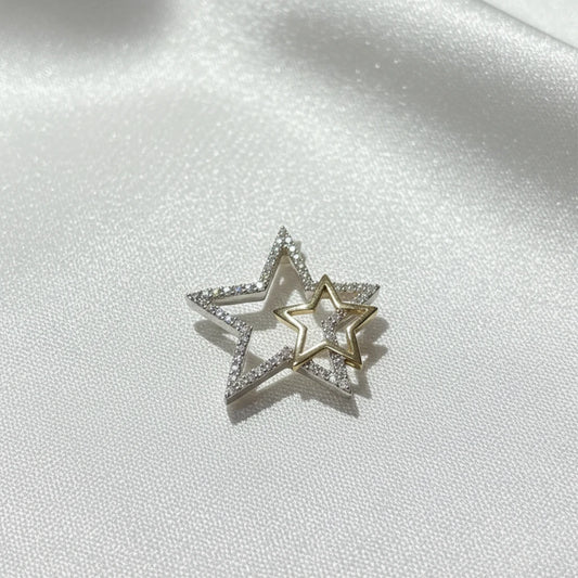 10K Diamond Star Pendant