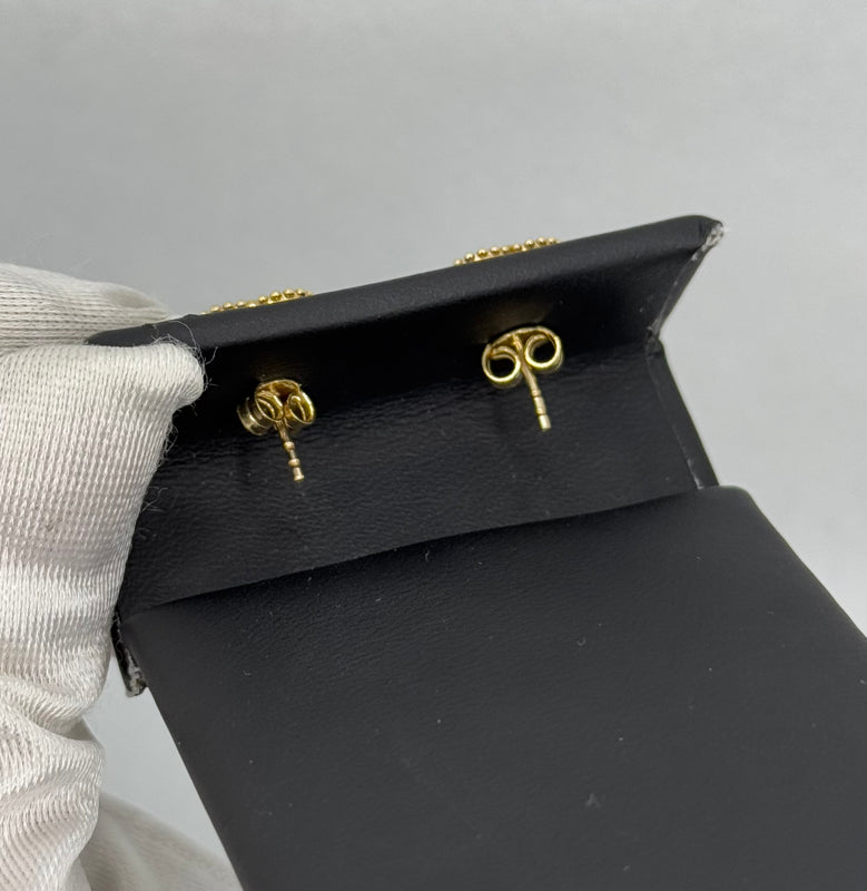10k Four leaf Clover Earrings