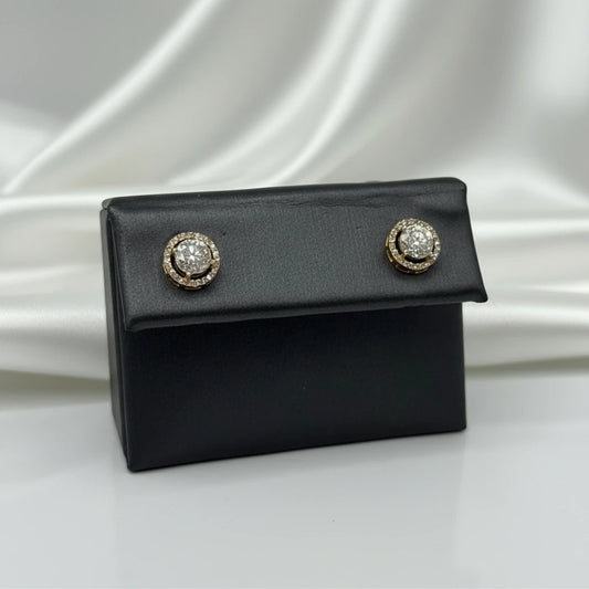 14k Diamond Earrings