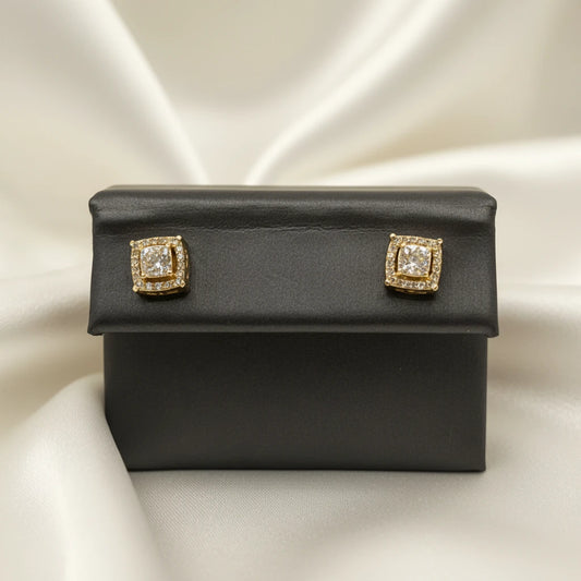 14k Diamond Earrings