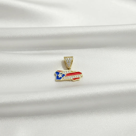 10k Puerto Rico Pendant