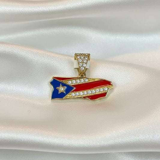 10k Puerto Rico Pendant