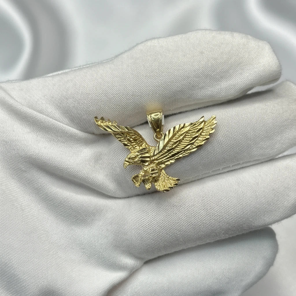 10k Eagle Pendant