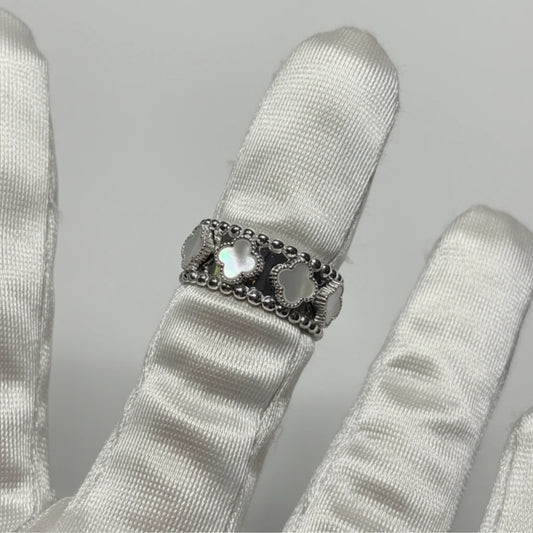 Sterling Silver Mother of Pearl Ring