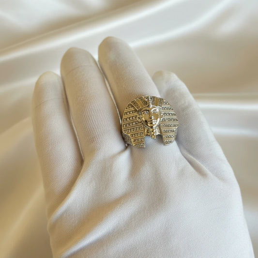 Sterling Silver Cz pharaoh ring