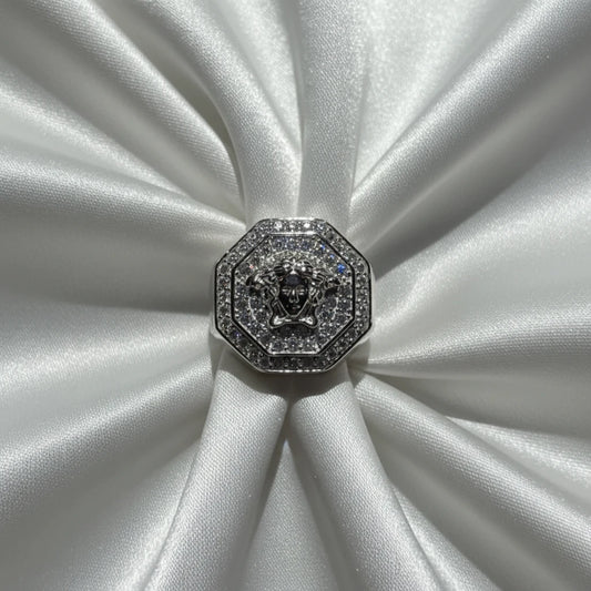 Sterling Silver Medusa Ring