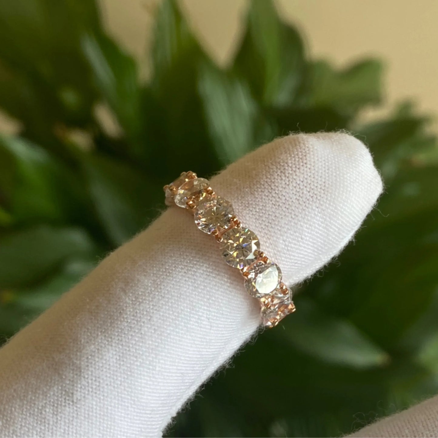 14k rose gold over Sterling Silver Ring