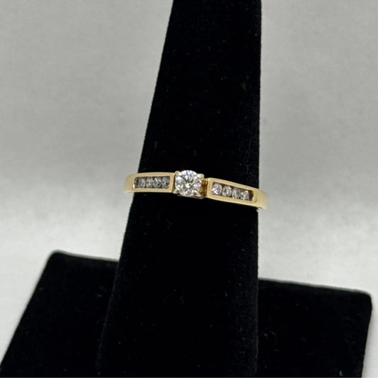14k Diamond Engagement Ring