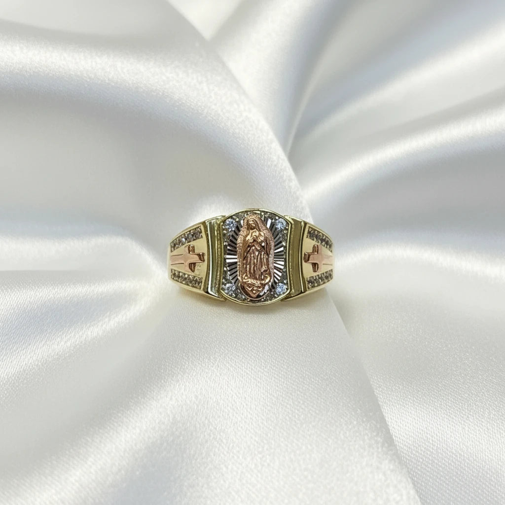 10k Virgin Mary Ring
