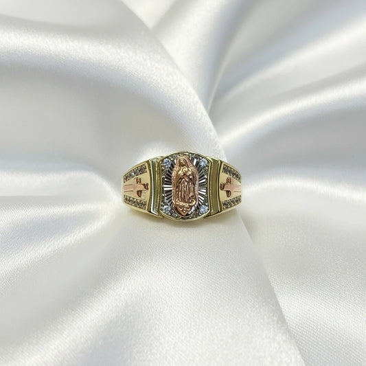 10k Virgin Mary Ring