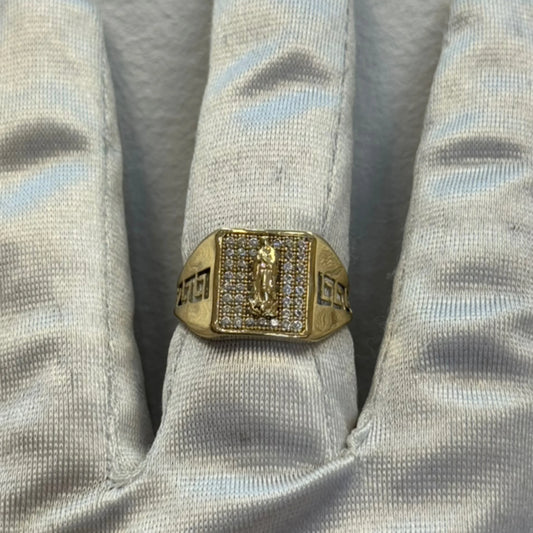 10k Virgin Mary Cz ring