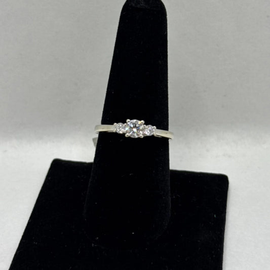 10k Lab Diamond Engagement Ring