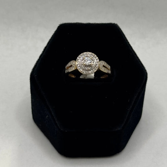 10k Diamond Engagement Ring